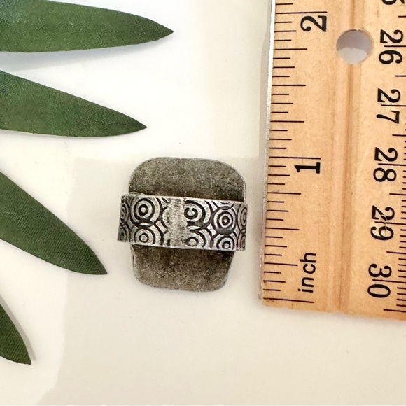 2/$30🌵 Antiqued Silver House Under The Stars And Sky Ring Rustic Boho NEW Sz 8 - Picture 10 of 11